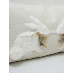 Poduszka dekoracyjna Zając Beżowa 50x30cm